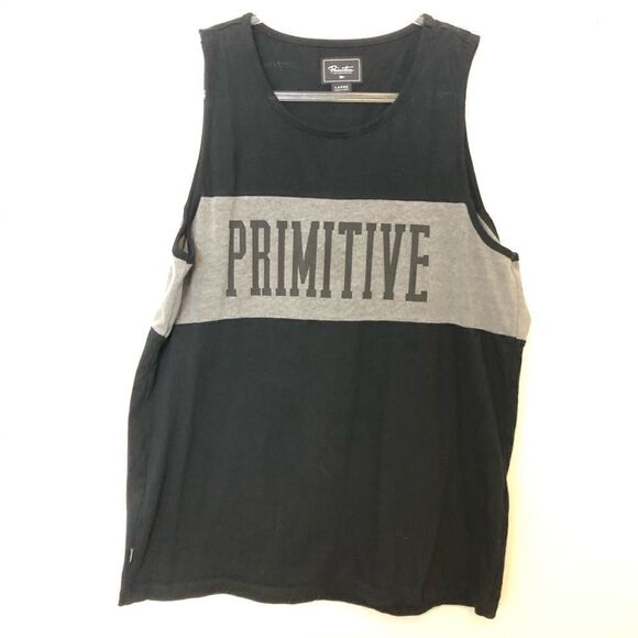 Primitive Black & Gray Tank Size L - Picture 1 of 3